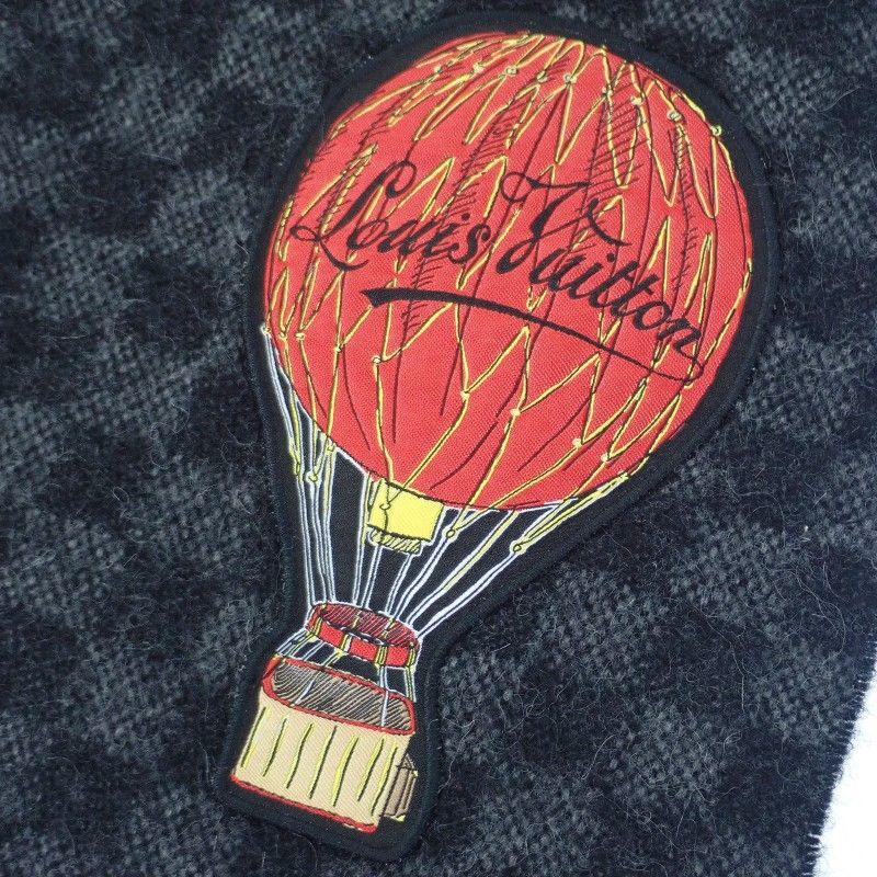 Louis Vuitton Echarpe Damier Graphite Map M75901 Muffler - Wool Alpaca Black