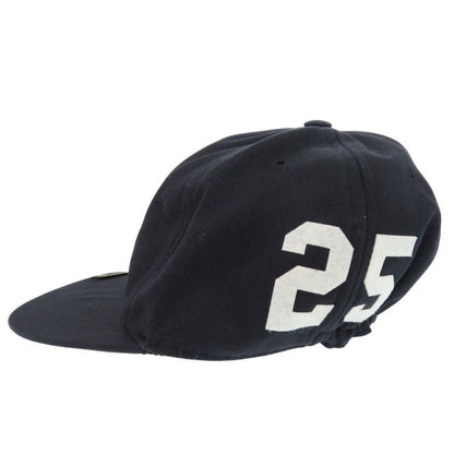 GUCCI Logo Baseball Cap 751400 Hat Cotton Black 0522 GUCCI