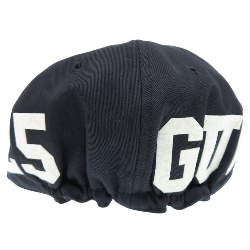 GUCCI Logo Baseball Cap 751400 Hat Cotton Black 0522 GUCCI