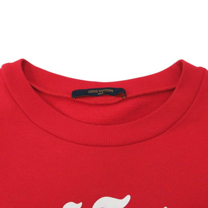 Louis Vuitton Rockers Print Crew-neck Sweatshirt Rm221 IHN Hmy96w Cotton Red LV