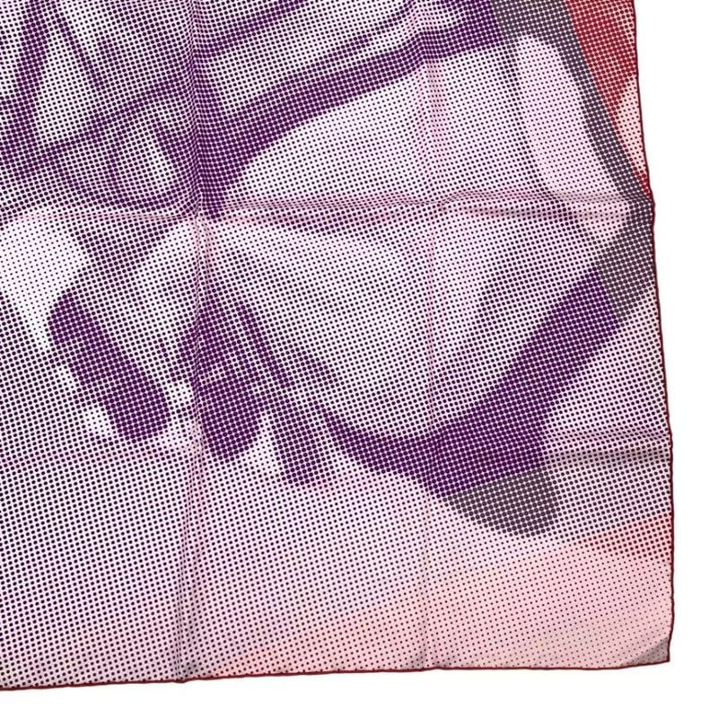 Limited Edition HERMES Scarf Silk Carre 90 Le Saut H Multicolor - Box Included