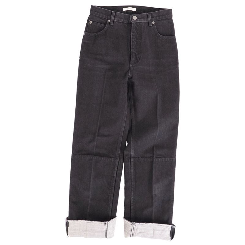 CELINE Pants Phoebe Period Denim Pants Black Denim