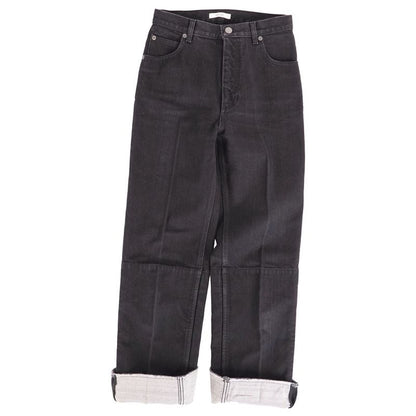 CELINE Pants Phoebe Period Denim Pants Black Denim