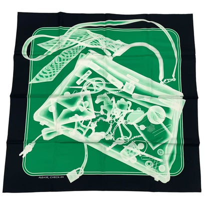 HERMES Silk Scarf Carre 90 Please Check IN Green Box Included