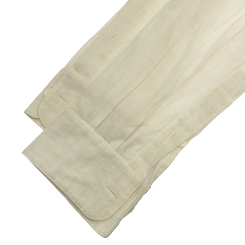 FENDI Center Frill Shirt Fs6018 White 44