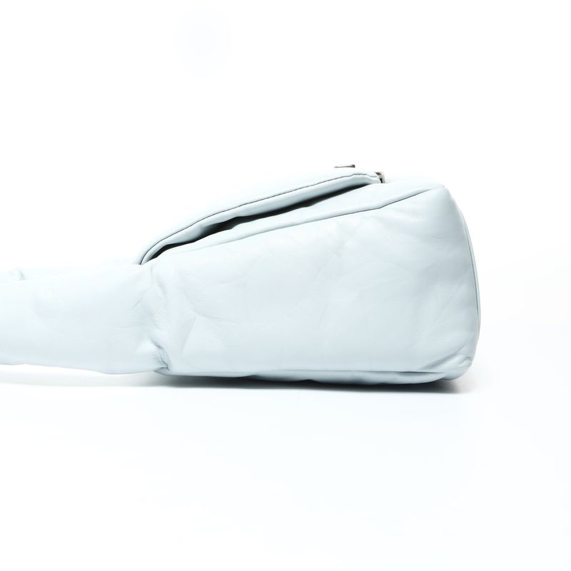 Balenciaga Shoulder Bag Monaco Leather Light Blue
