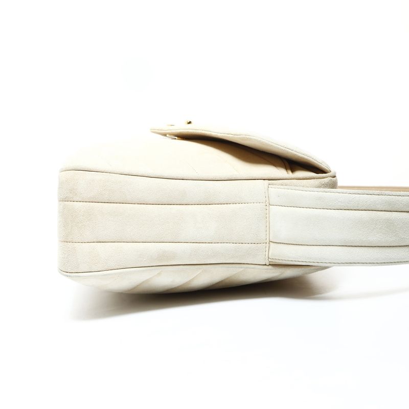 Chanel Shoulder Bag CC Logo Suede Tassel