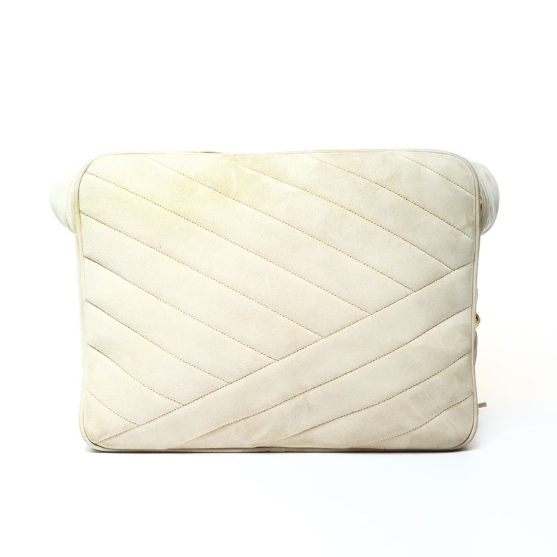 Chanel Shoulder Bag CC Logo Suede Tassel