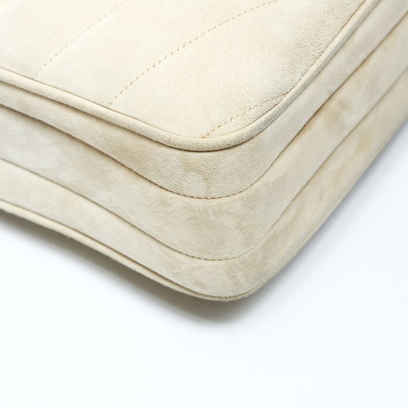 Chanel Shoulder Bag CC Logo Suede Tassel