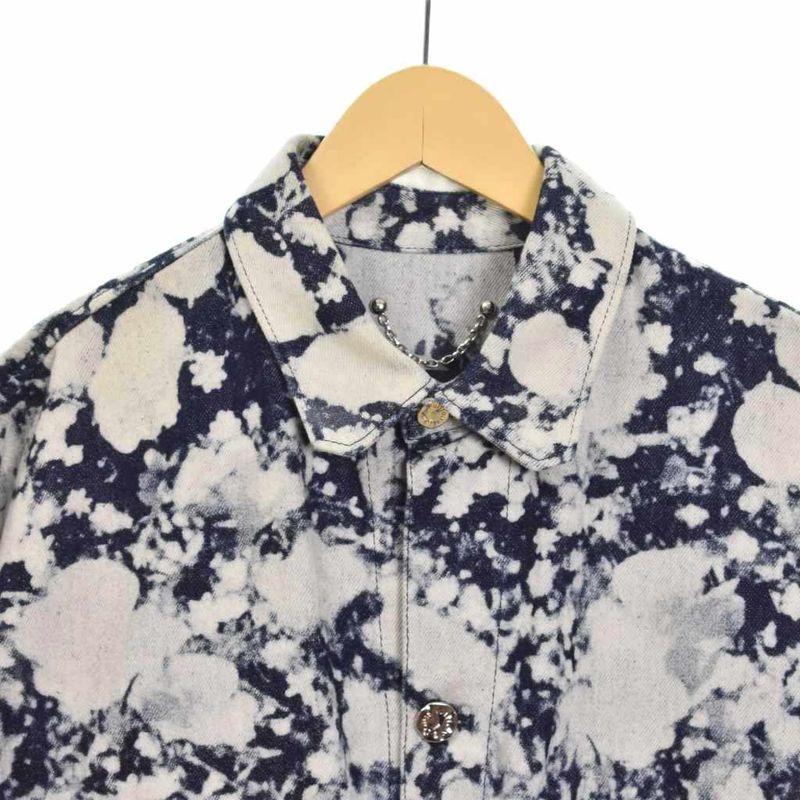 Louis Vuitton 19SS Virgil Abloh Bleached Denim Jacket G Jean S Blue - Rm191 LVE