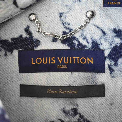 Louis Vuitton 19SS Virgil Abloh Bleached Denim Jacket G Jean S Blue - Rm191 LVE