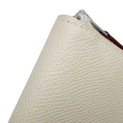Hermes Coin Case Azap Compact Silk in Cles Silver Epsom