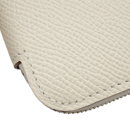 Hermes Coin Case Azap Compact Silk in Cles Silver Epsom