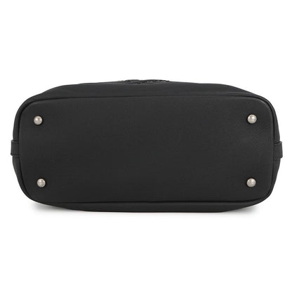 Chanel Tote CC Logo Cava Black 2-Way