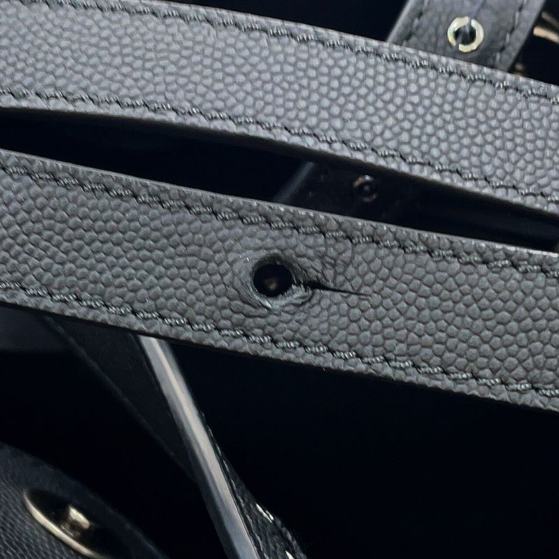 Chanel Tote CC Logo Cava Black 2-Way