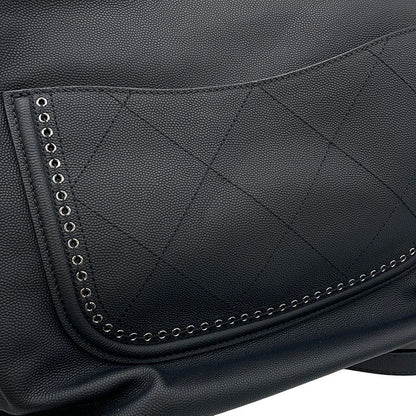 Chanel Tote CC Logo Cava Black 2-Way