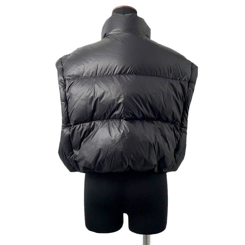 Prada Down Jacket Cropped Vest Triangle Logo 40