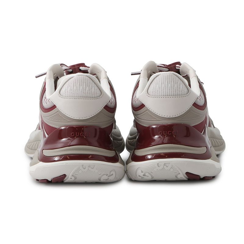 Gucci Sneakers 2.0 Mesh Leather Interlocking GG 7 Wine Red