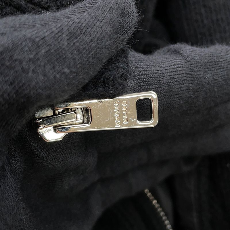 Prada Down Jacket Knit Wool 36