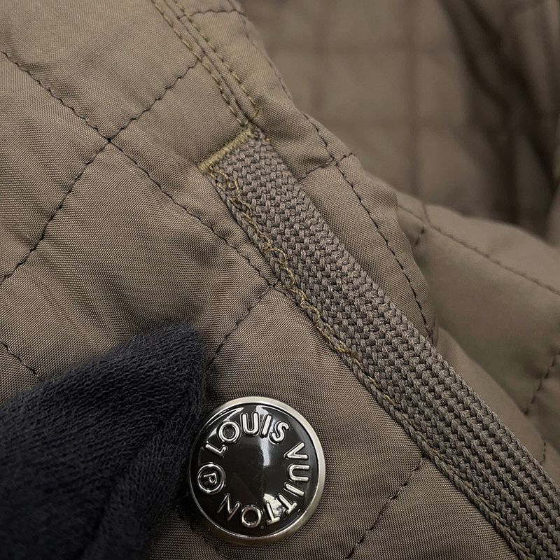 Louis Vuitton Jacket Quilted Damier Polyester 48