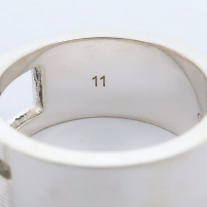 GUCCI Branded G Silver-925 No 10.5 Women's 7.1g Ring -ring