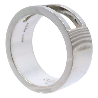 GUCCI Branded G Silver-925 No 10.5 Women's 7.1g Ring -ring
