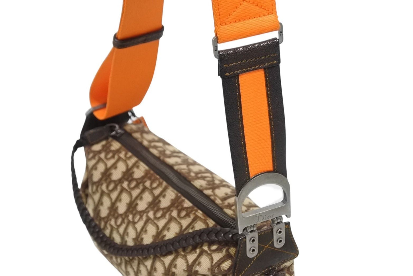 Dior Flight Line Shoulder Bag Trotter Pattern Galliano — view 5