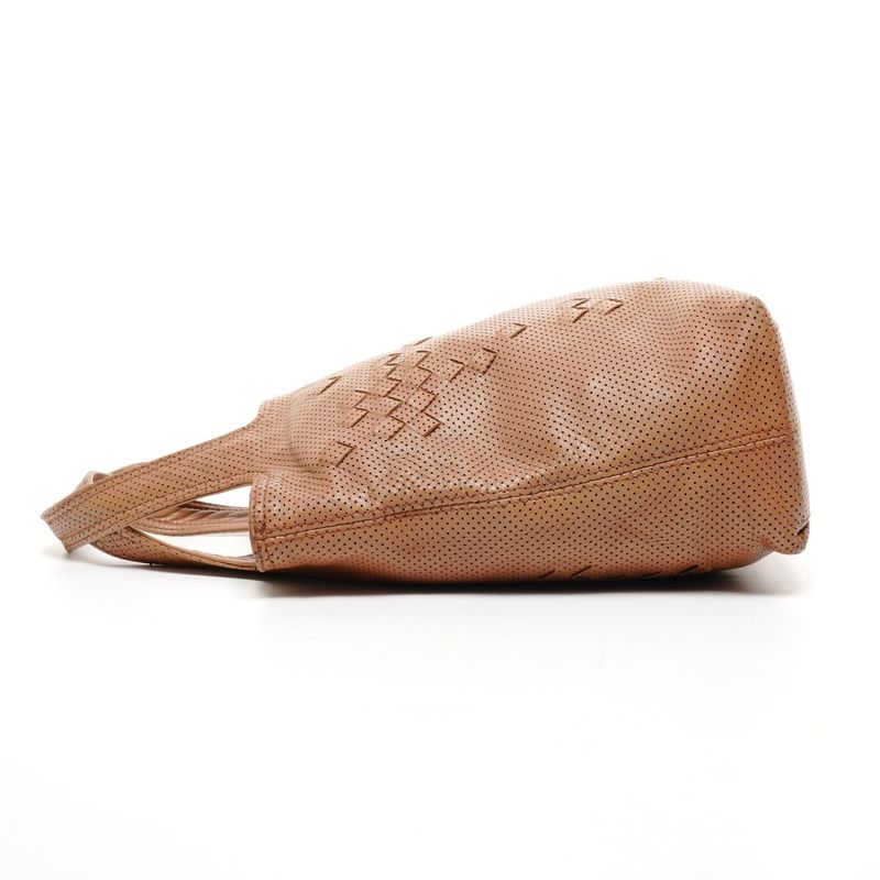 Bottega Veneta Handbag Perforated Intrecciato Leather