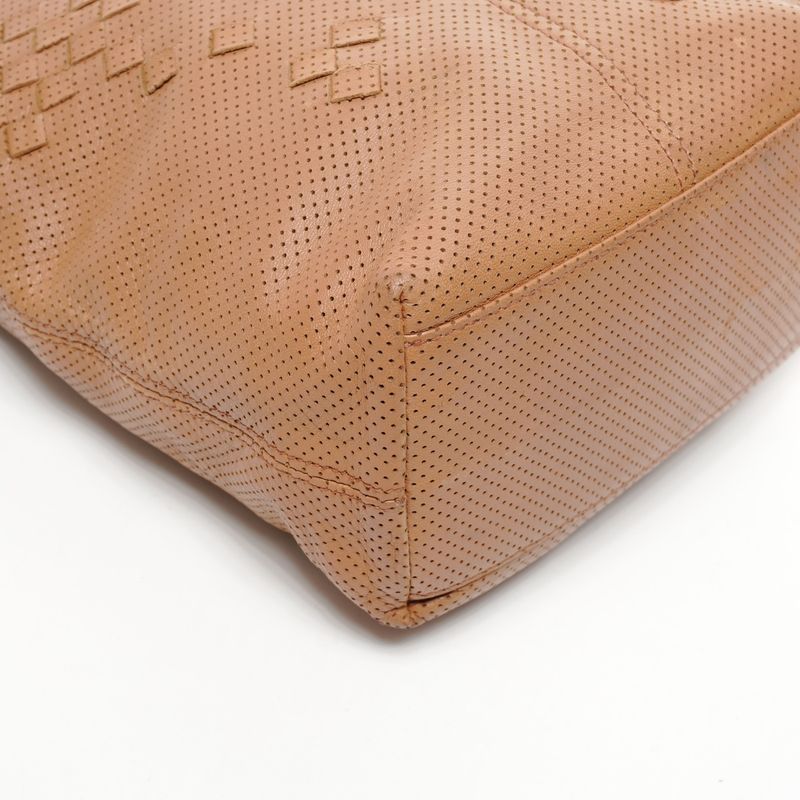 Bottega Veneta Handbag Perforated Intrecciato Leather