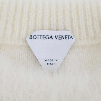 BOTTEGA VENETA Border Mohair Wool Knit Seter 757828 V2m90 White X Navy - M