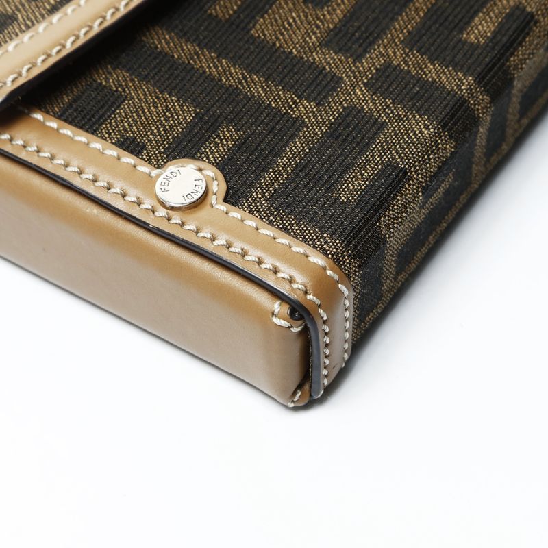 Fendi Shoulder Bag 7 Bucket Soft Trunk Fonke S Pouch Zucca