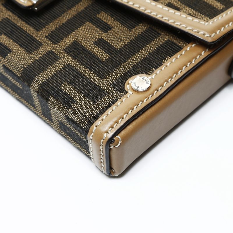 Fendi Shoulder Bag 7 Bucket Soft Trunk Fonke S Pouch Zucca
