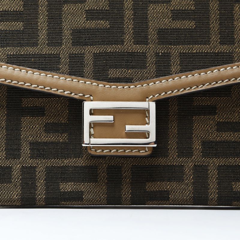 Fendi Shoulder Bag 7 Bucket Soft Trunk Fonke S Pouch Zucca