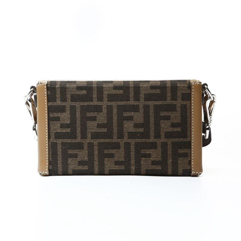 Fendi Shoulder Bag 7 Bucket Soft Trunk Fonke S Pouch Zucca