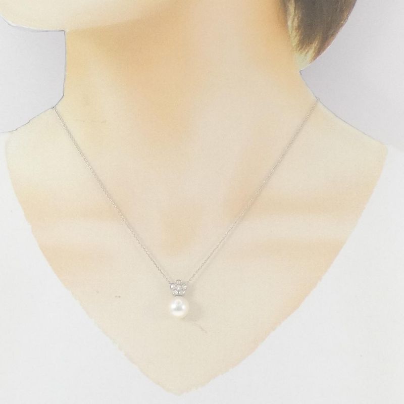 Tiffany & Co White Butterfly Pearl Necklace 9.3mm