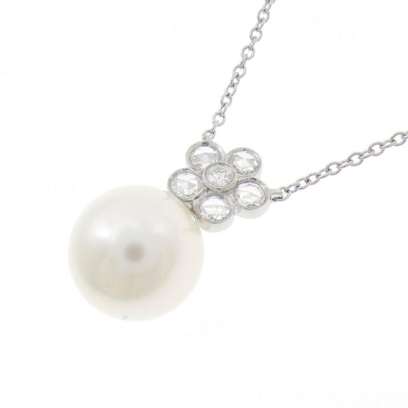 Tiffany & Co White Butterfly Pearl Necklace 9.3mm