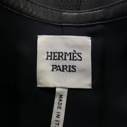 HERMES *06-7007 Leather Coat