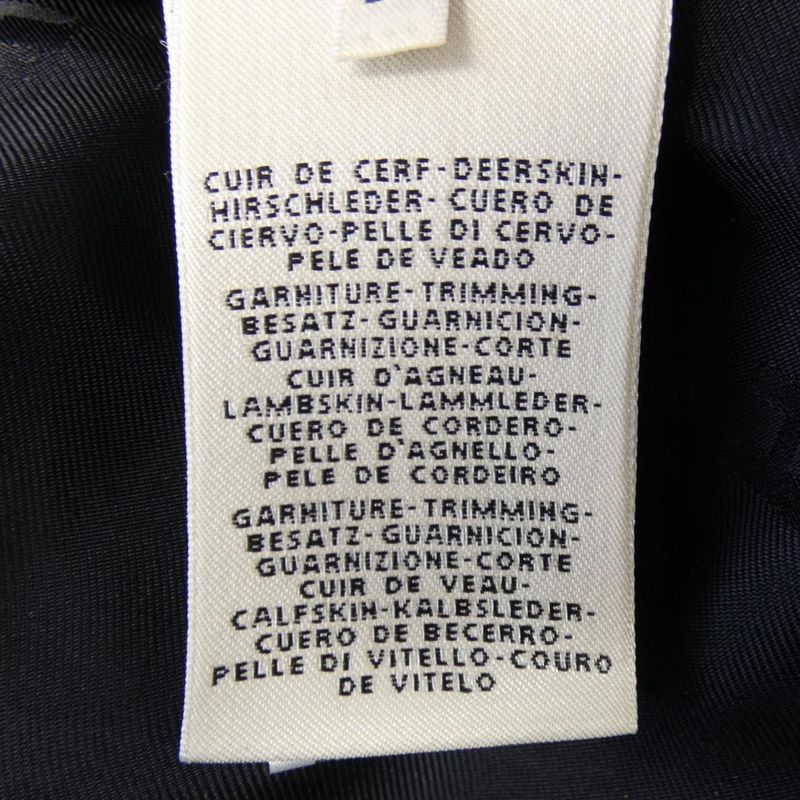 HERMES *06-7007 Leather Coat