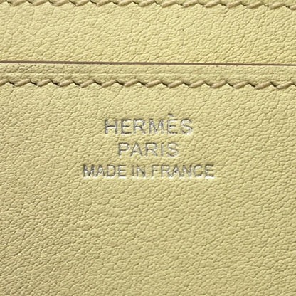 Hermes Card Case Nap Jaune Poussin Lacquer Swift