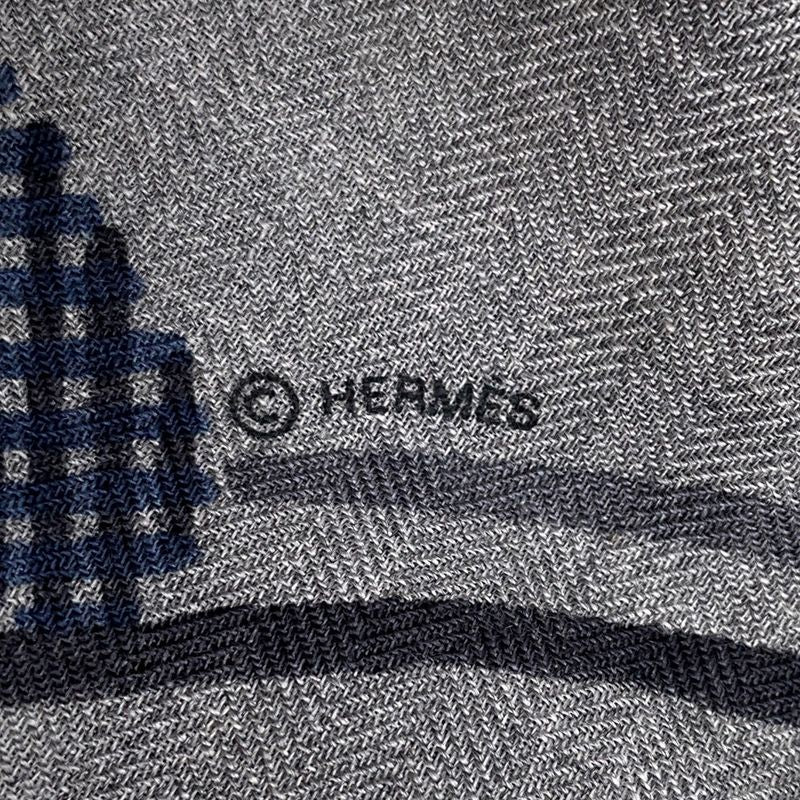 Hermes Scarf Losange So Cashmere Cotton Spring/summer