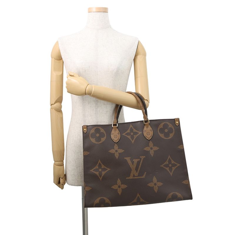 Louis Vuitton Tote Monogram Reverse Giant on the Go GM 2-Way