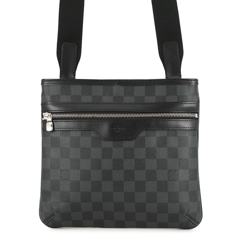 Louis Vuitton Shoulder Bag Damier Graphite Thomas Noir Black