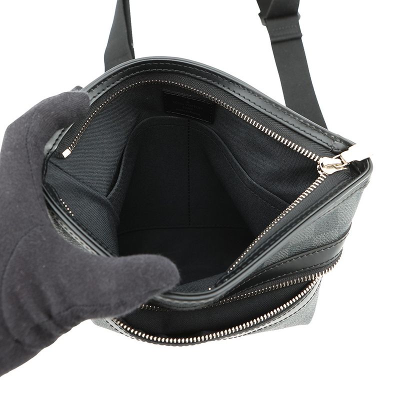 Louis Vuitton Shoulder Bag Damier Graphite Thomas Noir Black