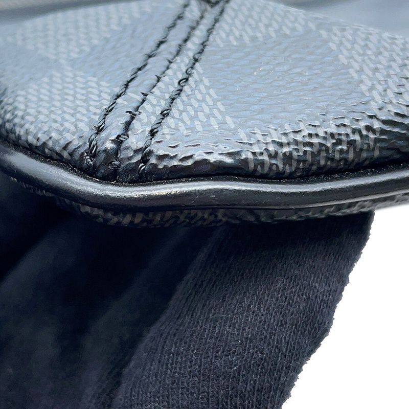 Louis Vuitton Shoulder Bag Damier Graphite Thomas Noir Black