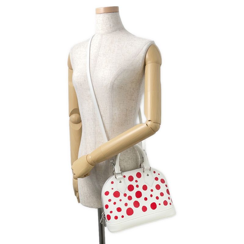 Louis Vuitton Epi LV Yk Alma BB 2-Way Shoulder Bag Bron Rouge