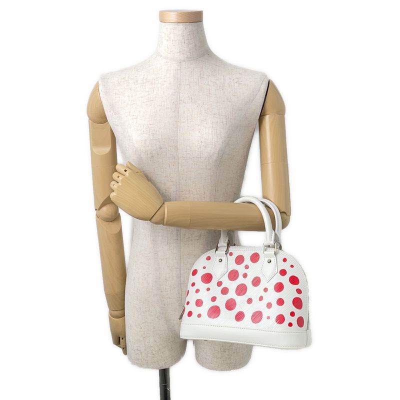 Louis Vuitton Epi LV Yk Alma BB 2-Way Shoulder Bag Bron Rouge