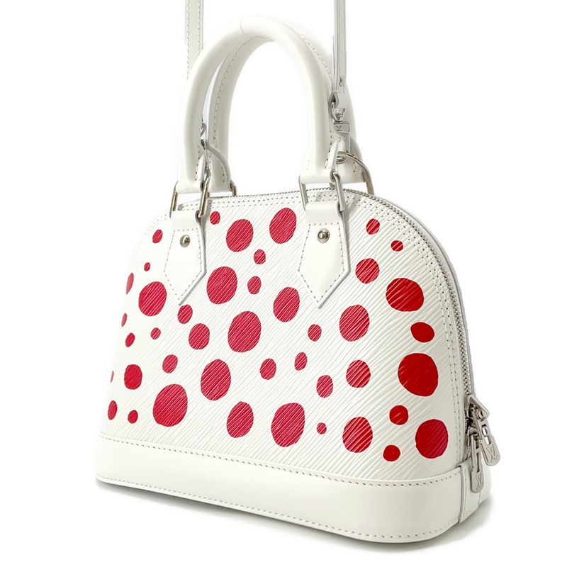 Louis Vuitton Epi LV Yk Alma BB 2-Way Shoulder Bag Bron Rouge