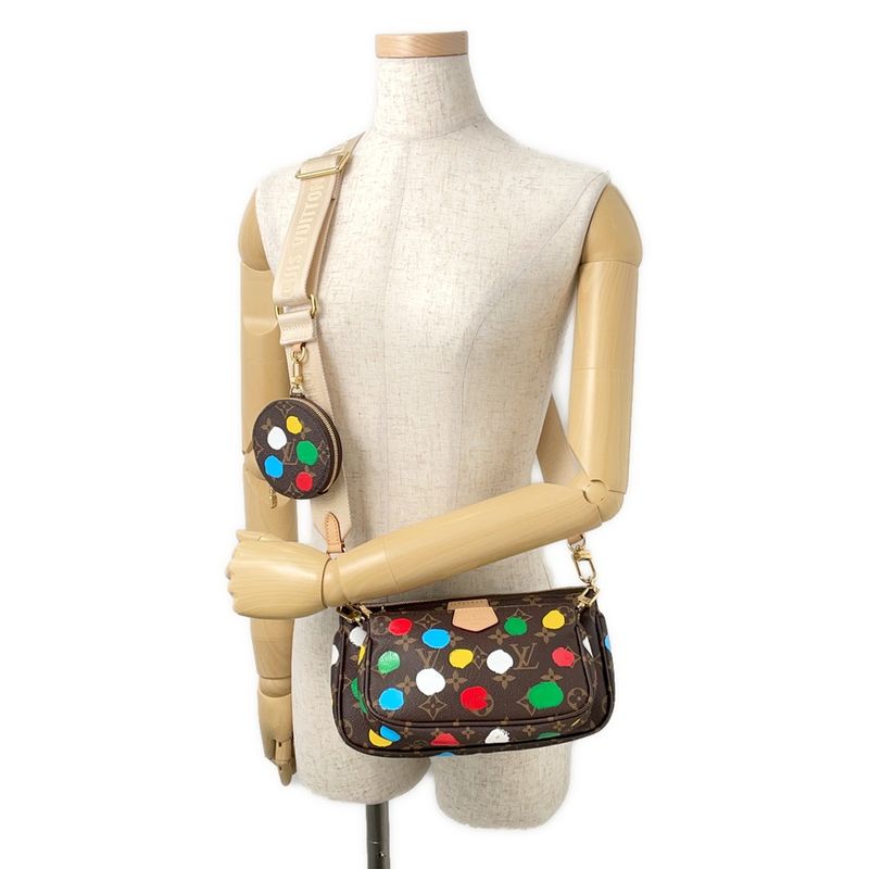 Louis Vuitton Shoulder Bag Monogram Painted Dot Multi