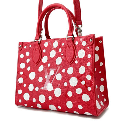 Louis Vuitton Handbag Monogram Empreinte Infinity Dot LV Yk on the Go PM Rouge White