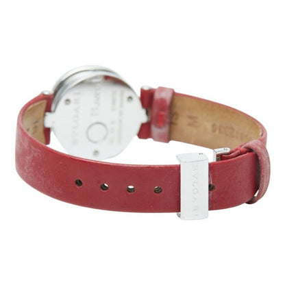 BVLGARI BVLGARI B-zero One Red Shell Bz22s Silver Red Stainless Steel Ladies